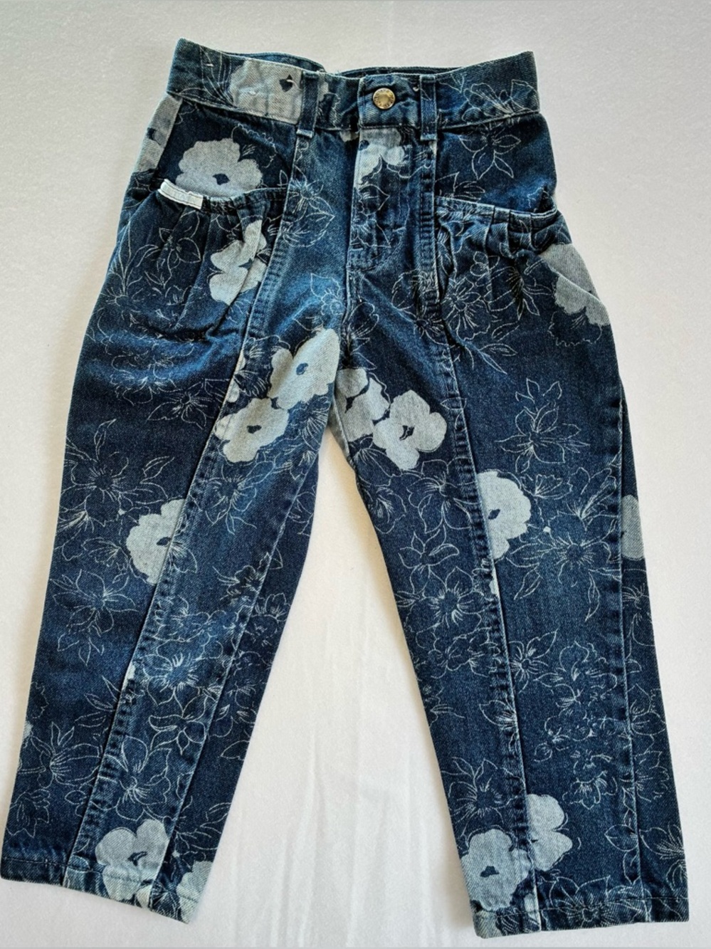 🌸 VINTAGE 90s Brittania Floral High Waist Denim Jeans 🌸